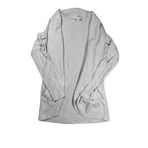 Barefoot Dreams CozyChic Lite Cardigan Womens Sz Small Cream Open Lounge